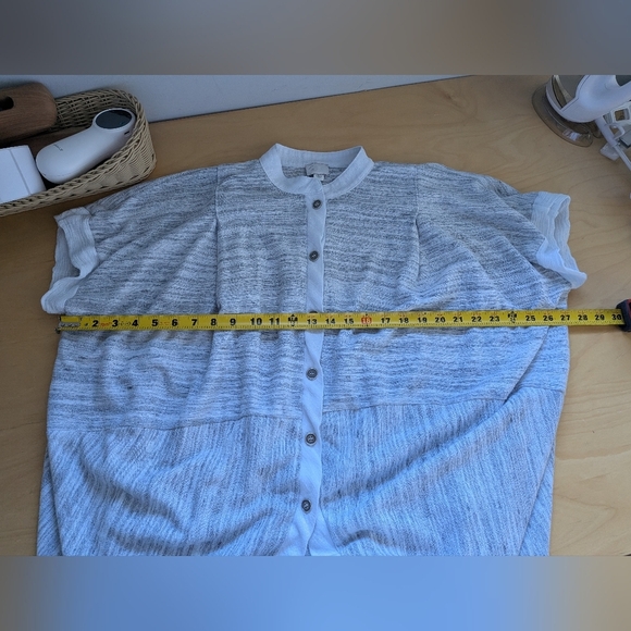 ANTHROPOLOGIE 9h15 STCL Women Sweater Button Up Size Small Made In USA Loose Fit - Picture 9 of 10